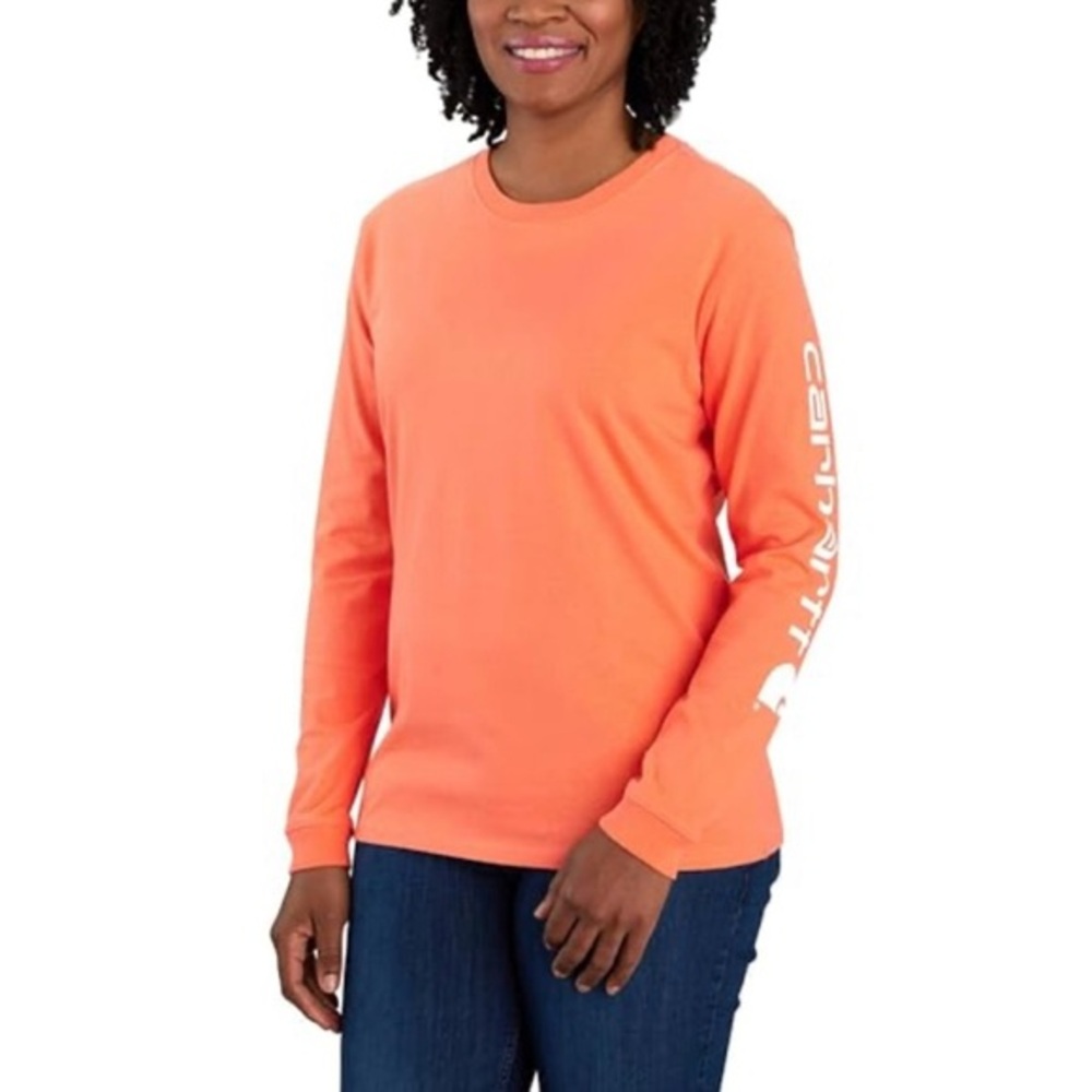 Carhartt NWOT Loose Fit 3X (24-26) Heavyweight Long Sleeve Tee w/Carhardtt Logo